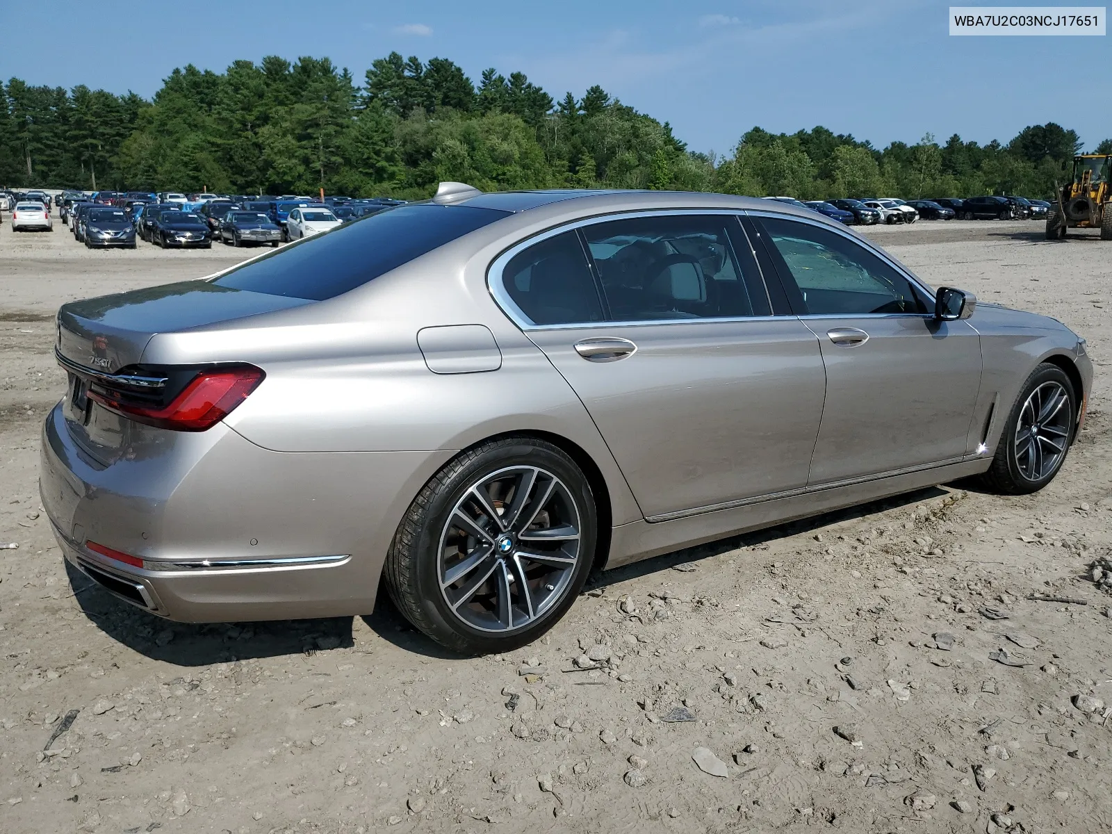 2022 BMW 750 Xi VIN: WBA7U2C03NCJ17651 Lot: 63794324