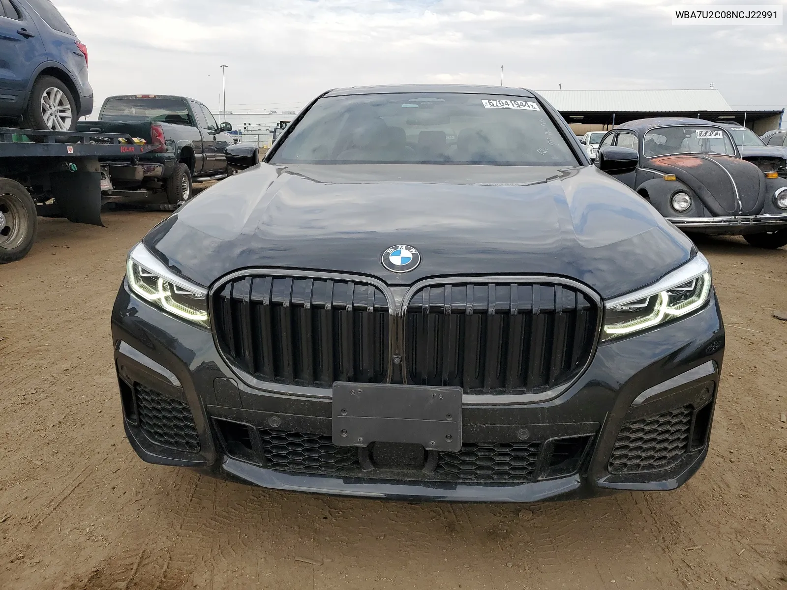 2022 BMW 750 Xi VIN: WBA7U2C08NCJ22991 Lot: 67041944