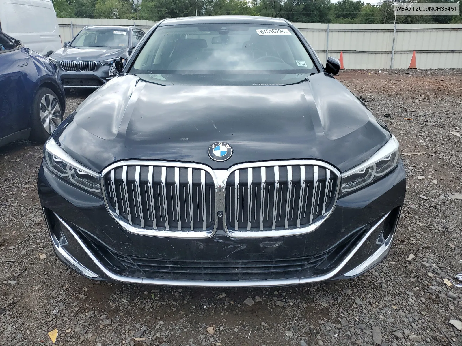 2022 BMW 740 I VIN: WBA7T2C09NCH35451 Lot: 67516794