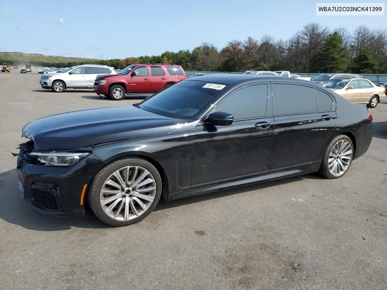 2022 BMW 750 Xi VIN: WBA7U2C03NCK41399 Lot: 70217234