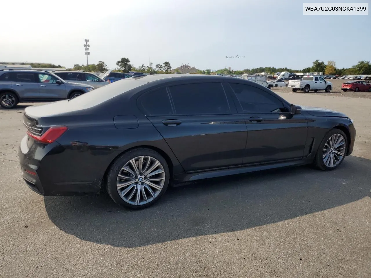 2022 BMW 750 Xi VIN: WBA7U2C03NCK41399 Lot: 70217234