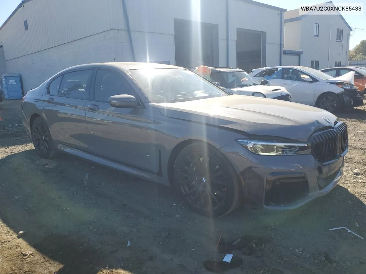 2022 BMW 750 Xi VIN: WBA7U2C0XNCK85433 Lot: 74034664