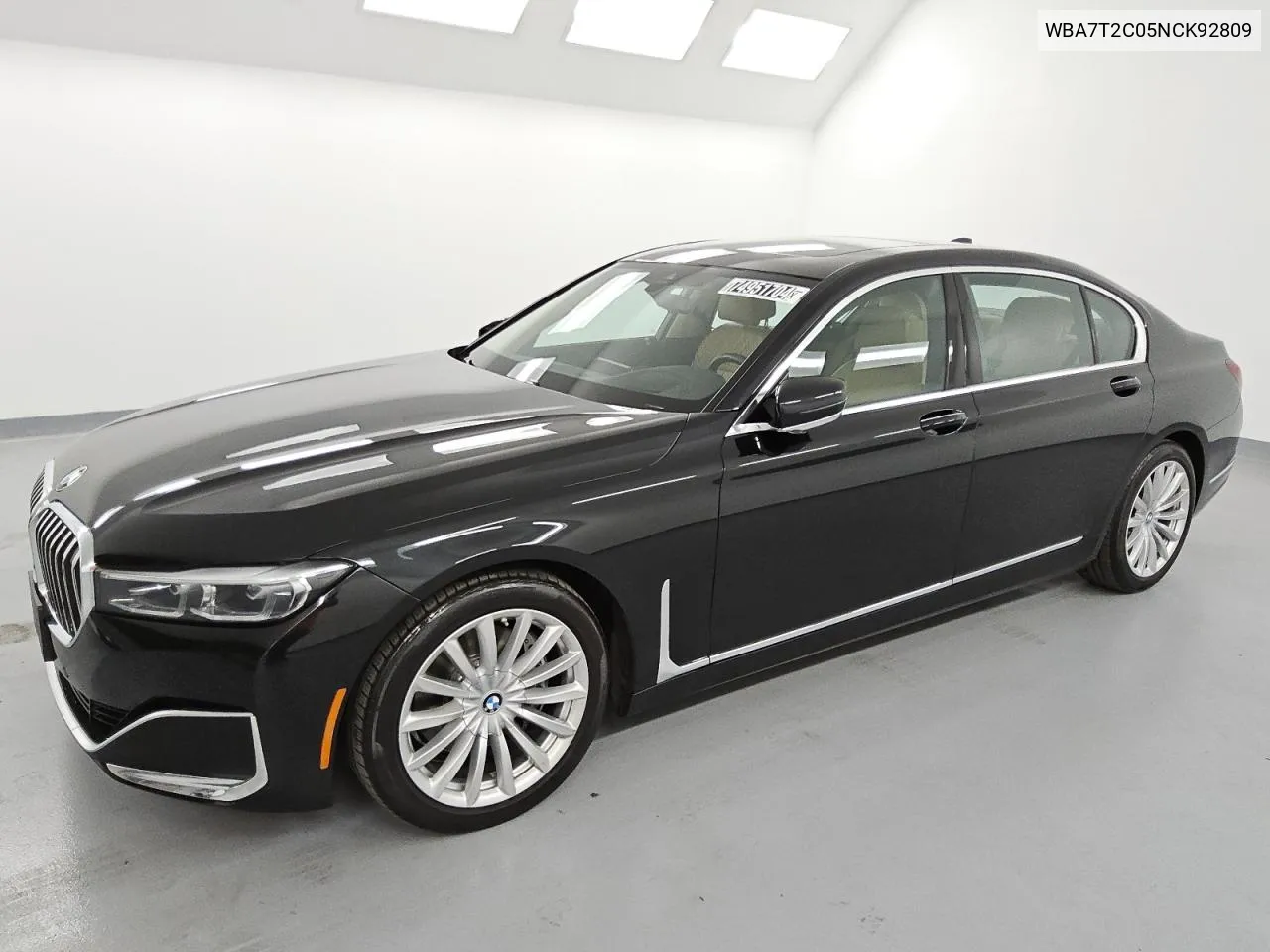 2022 BMW 740 I VIN: WBA7T2C05NCK92809 Lot: 74951704