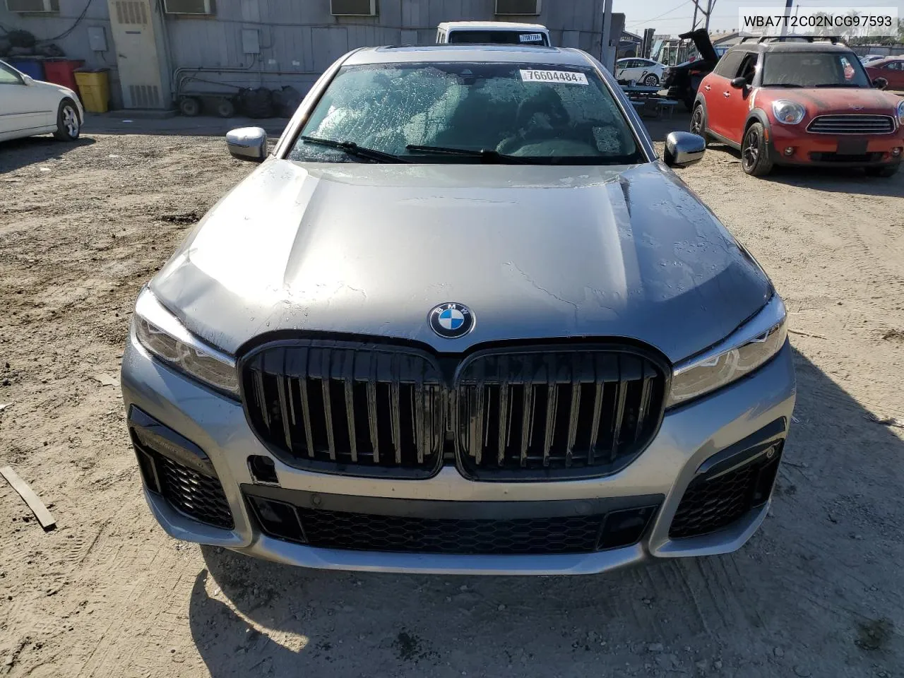 2022 BMW 740 I VIN: WBA7T2C02NCG97593 Lot: 76604484