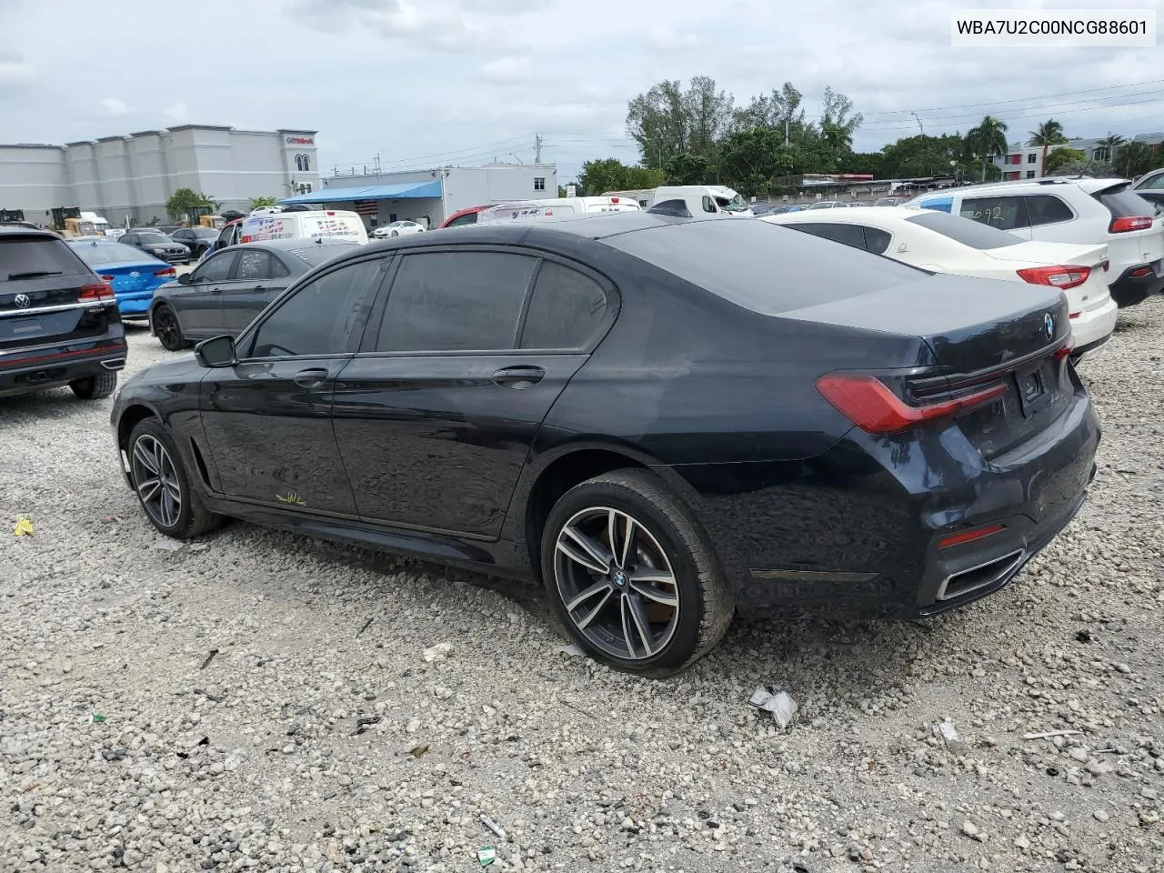 2022 BMW 750 Xi VIN: WBA7U2C00NCG88601 Lot: 76711064