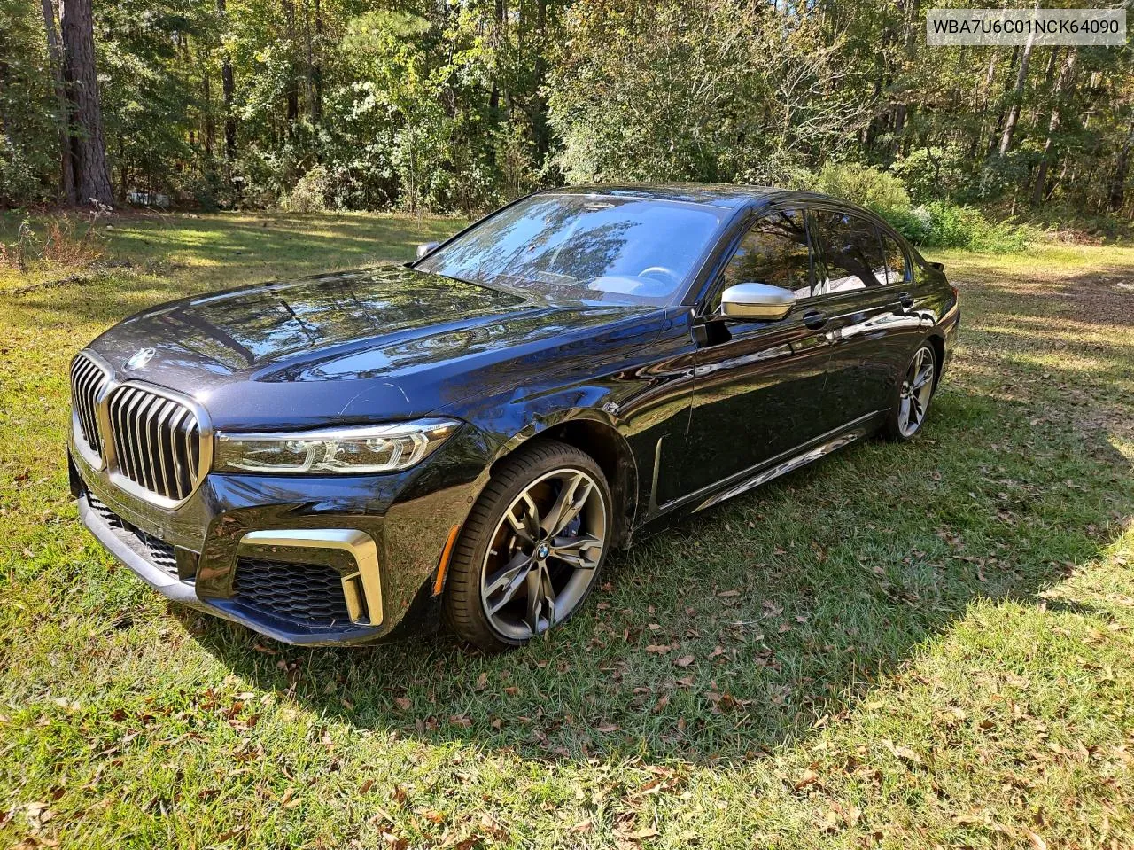 2022 BMW M760 Xi VIN: WBA7U6C01NCK64090 Lot: 78054234