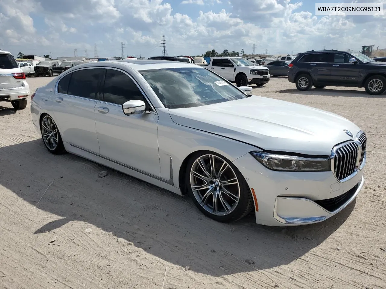 2022 BMW 740 I VIN: WBA7T2C09NCG95131 Lot: 78406424