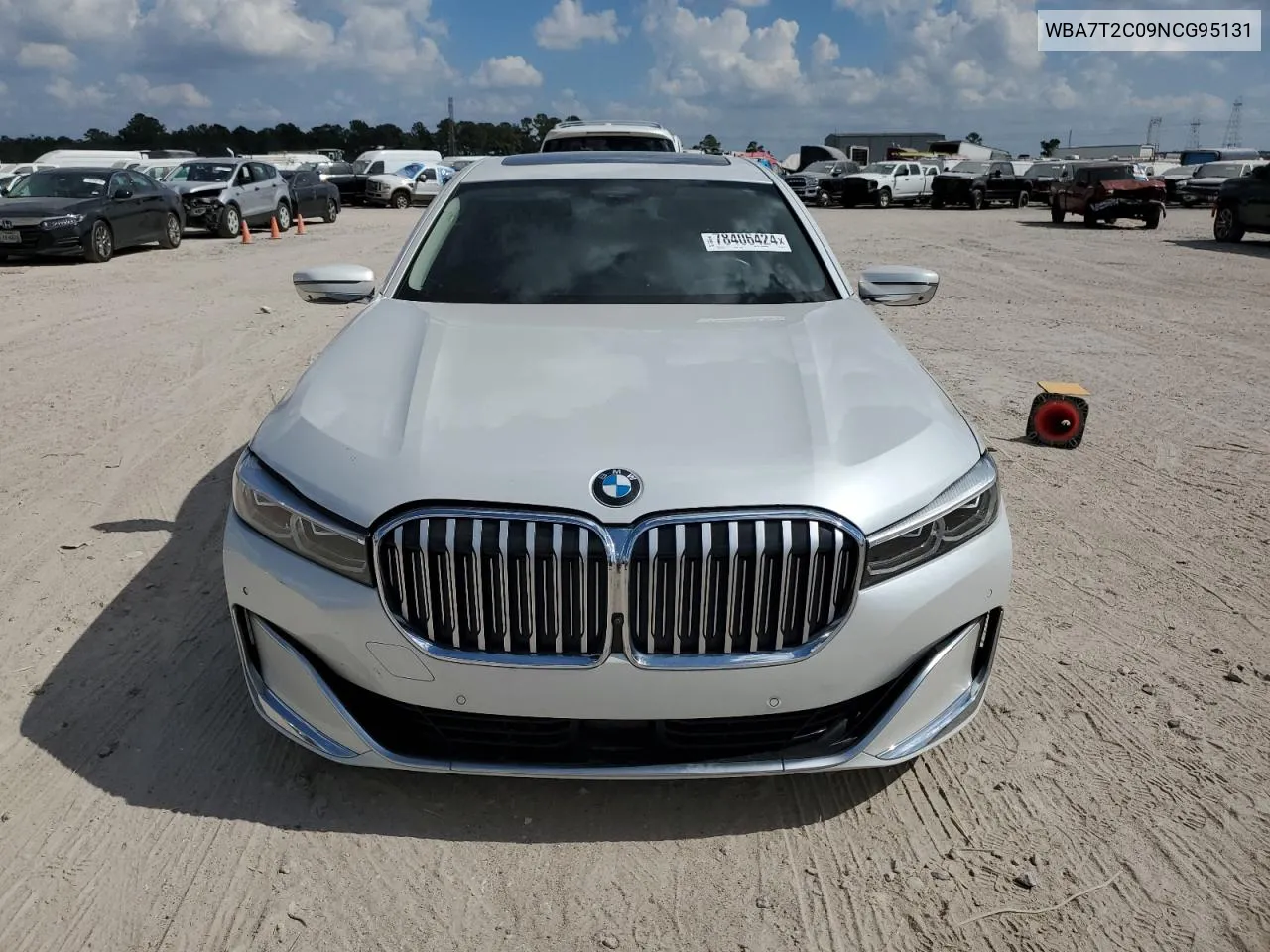 2022 BMW 740 I VIN: WBA7T2C09NCG95131 Lot: 78406424