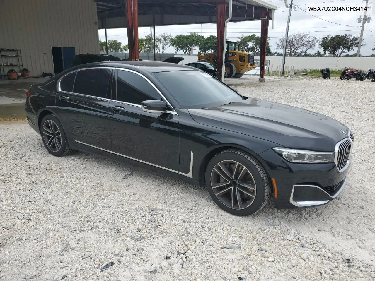 2022 BMW 750 Xi VIN: WBA7U2C04NCH34141 Lot: 79508334