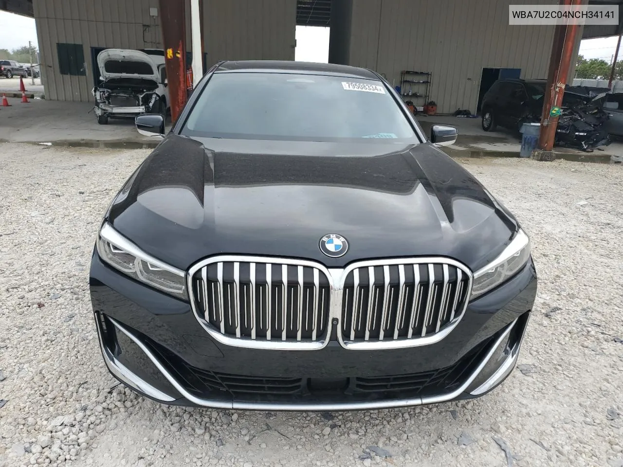 2022 BMW 750 Xi VIN: WBA7U2C04NCH34141 Lot: 79508334