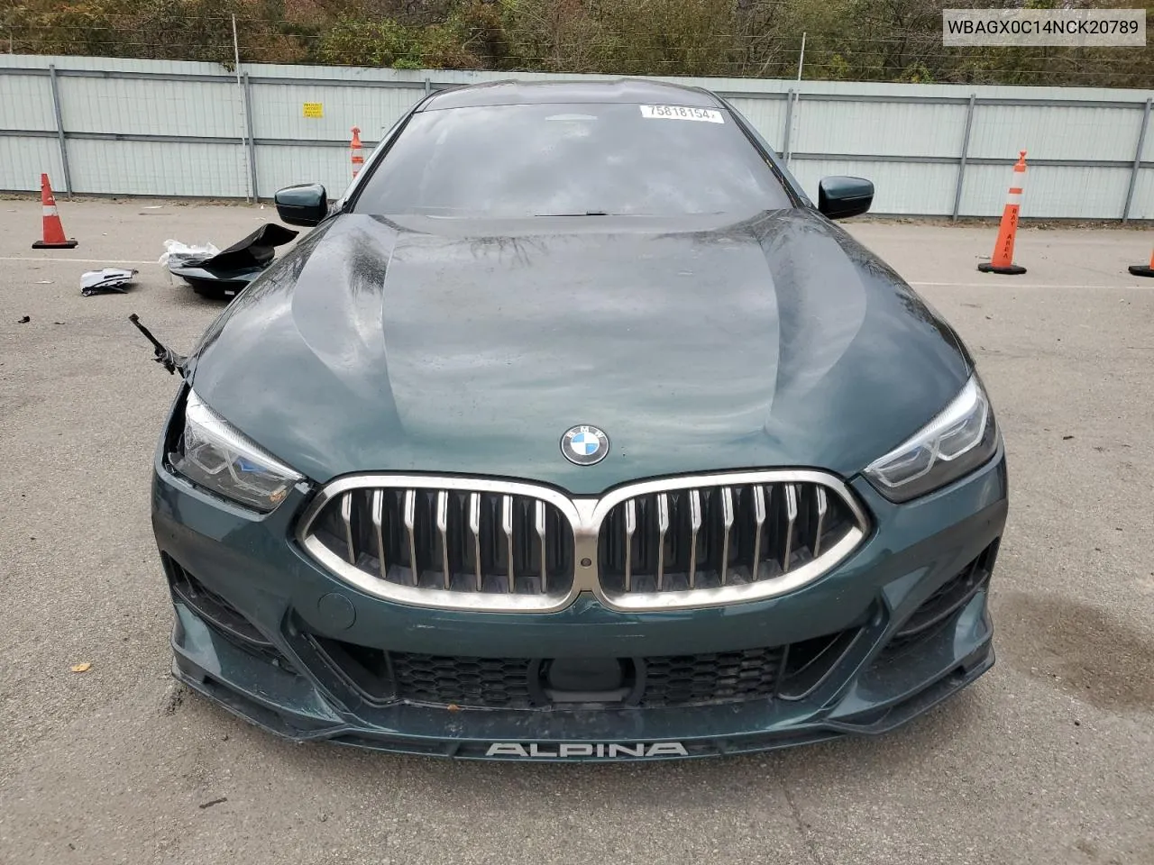 2022 BMW Alpina B8 VIN: WBAGX0C14NCK20789 Lot: 75818154