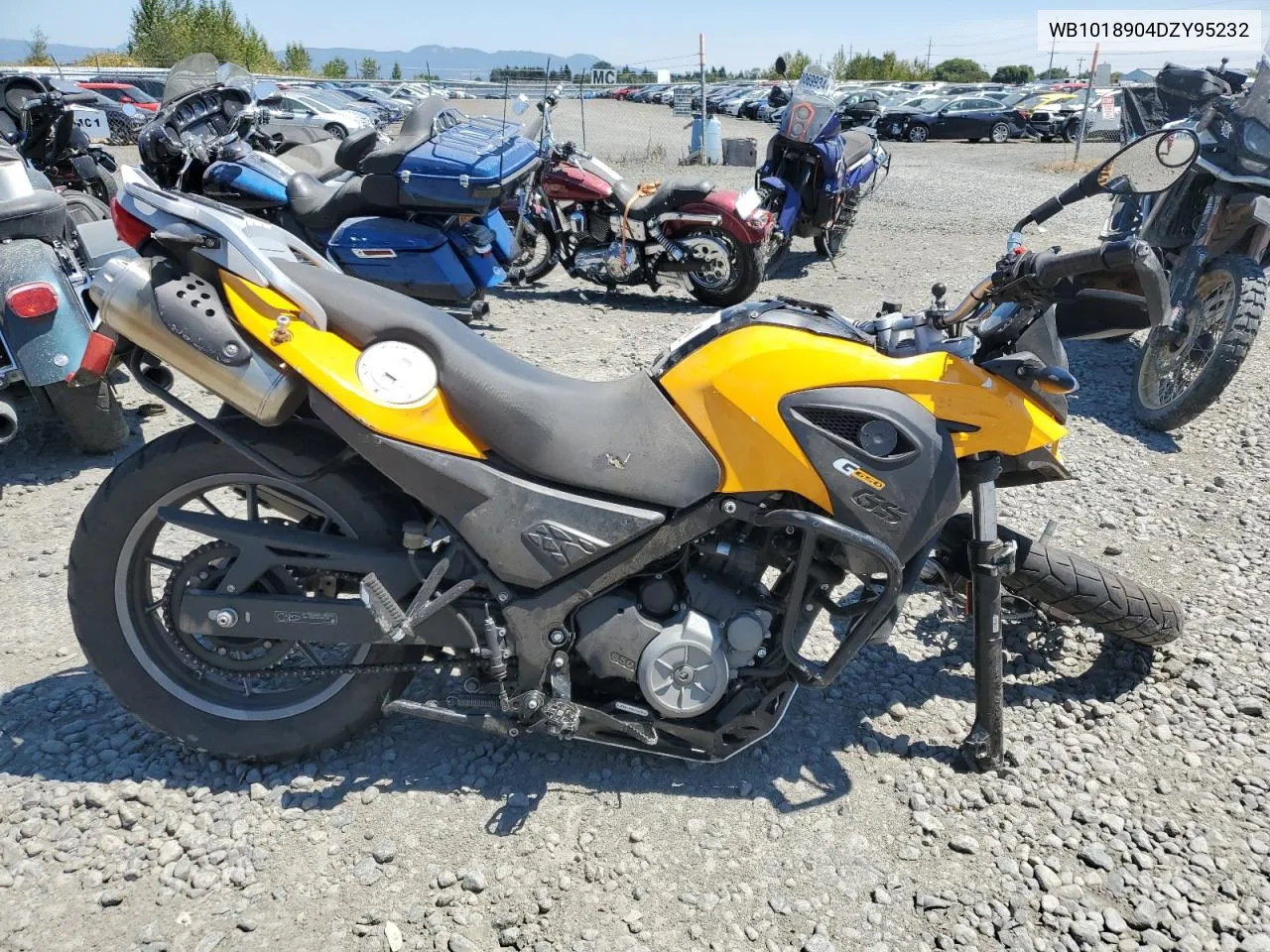 2013 BMW G650 Gs VIN: WB1018904DZY95232 Lot: 63686534