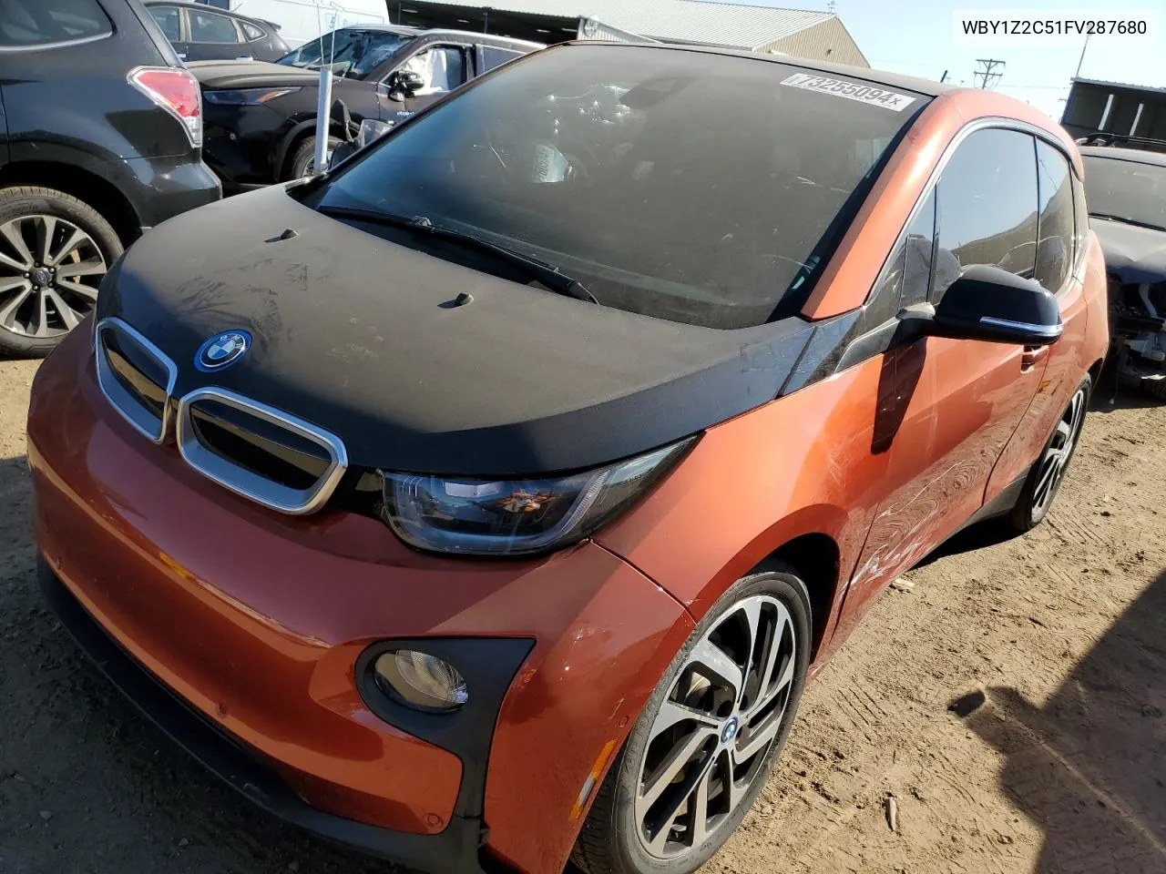 WBY1Z2C51FV287680 2015 BMW I3 Bev