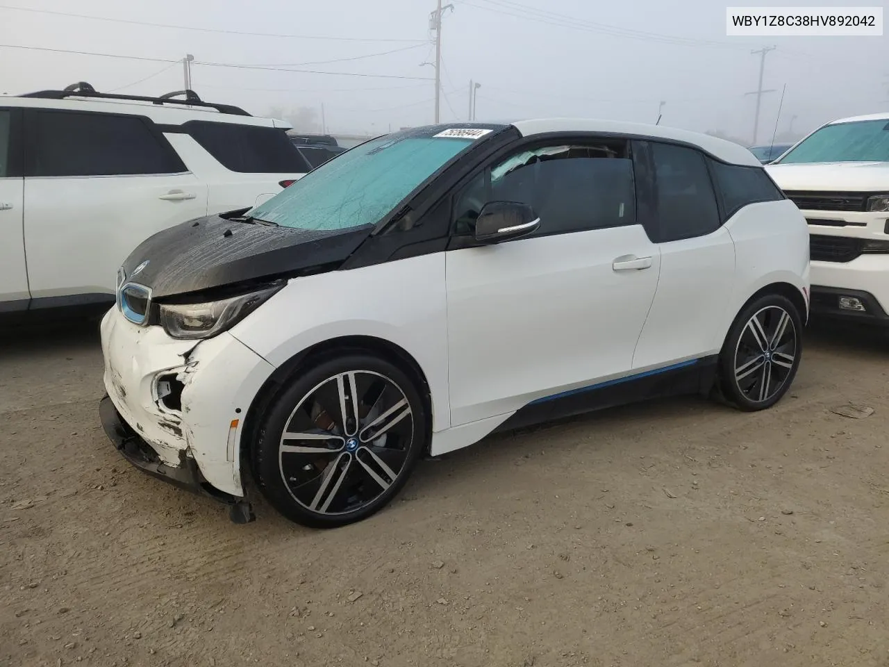 2017 BMW I3 Rex VIN: WBY1Z8C38HV892042 Lot: 75286944