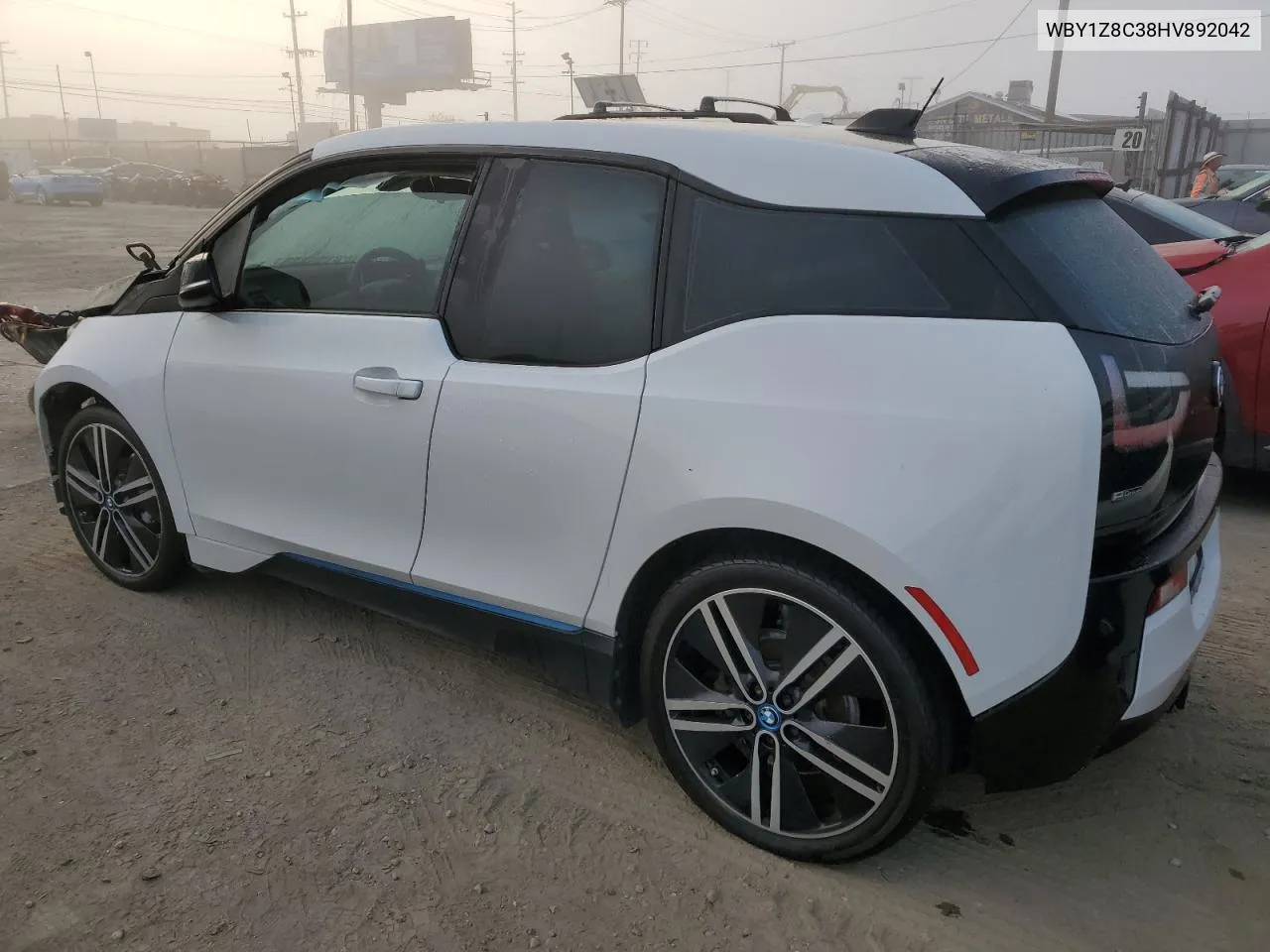 2017 BMW I3 Rex VIN: WBY1Z8C38HV892042 Lot: 75286944