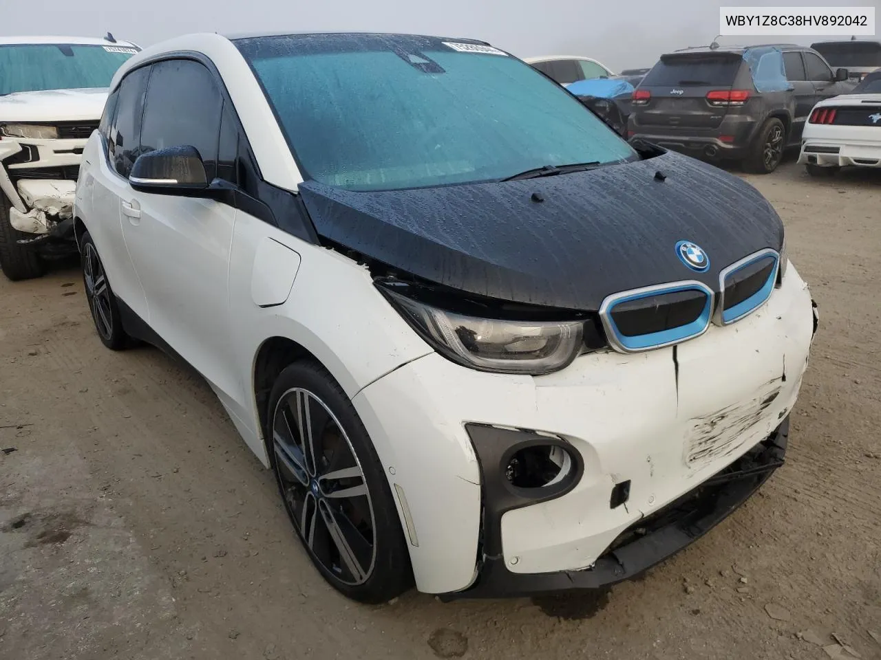 2017 BMW I3 Rex VIN: WBY1Z8C38HV892042 Lot: 75286944