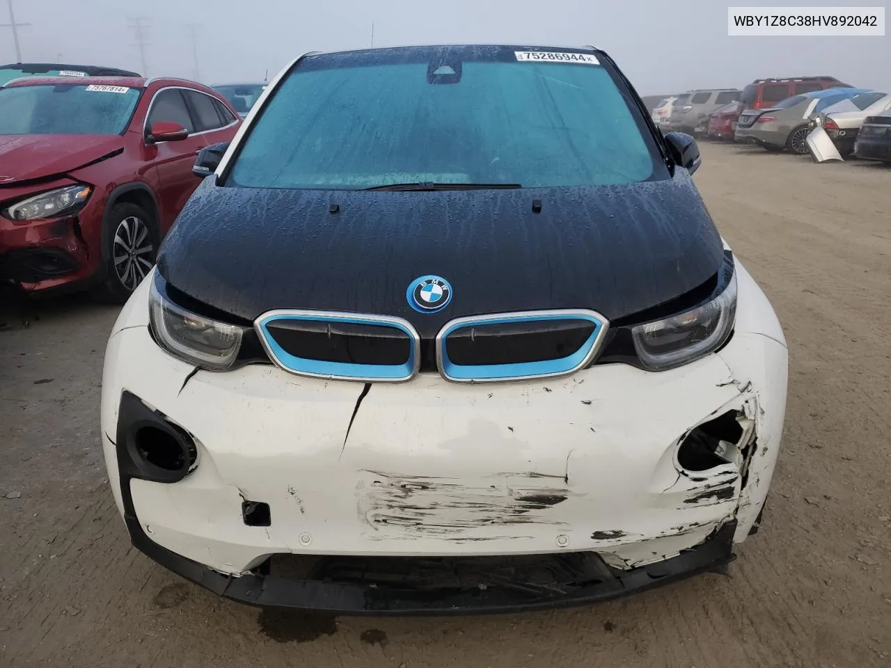 2017 BMW I3 Rex VIN: WBY1Z8C38HV892042 Lot: 75286944