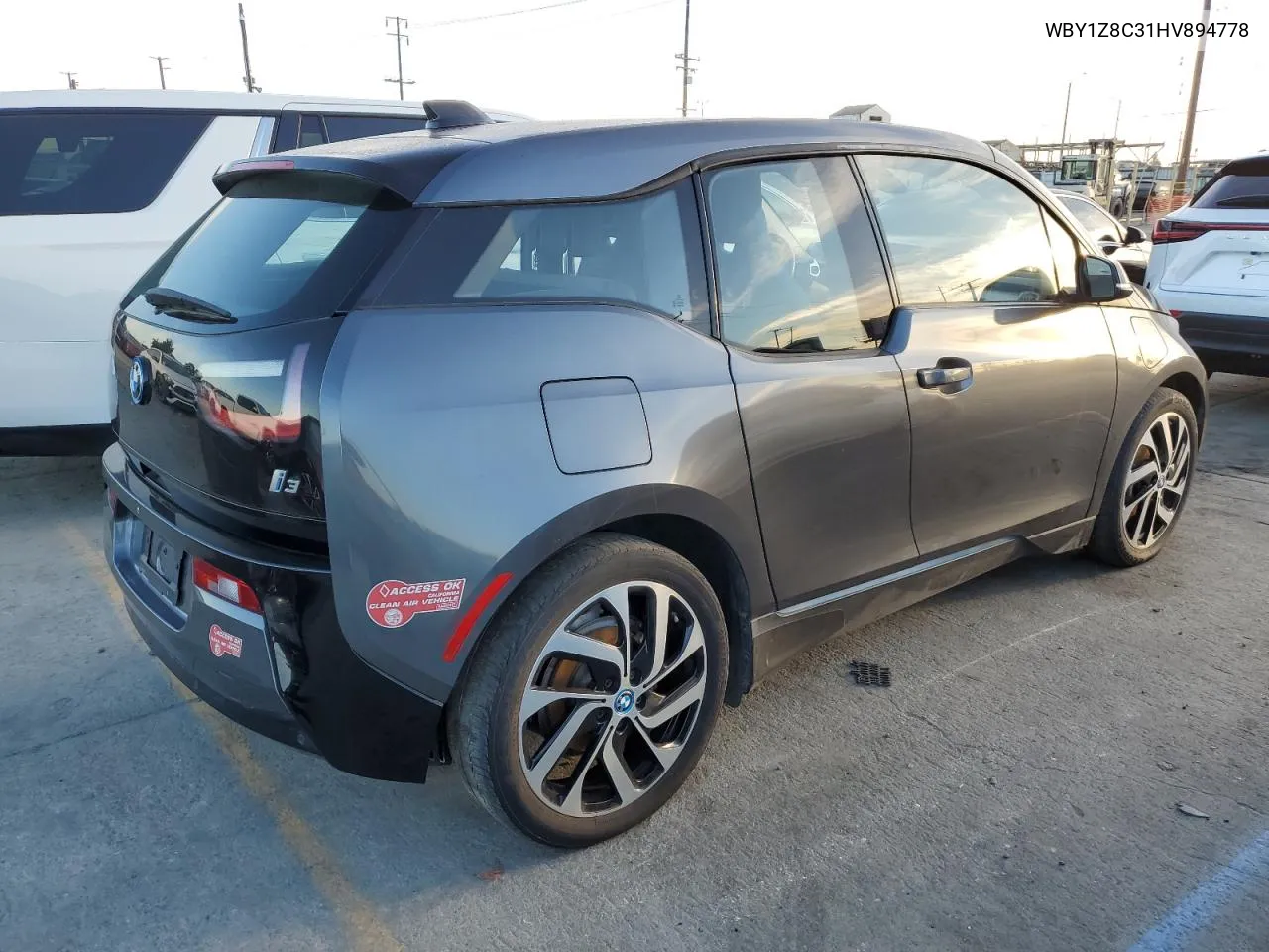 2017 BMW I3 Rex VIN: WBY1Z8C31HV894778 Lot: 75520734