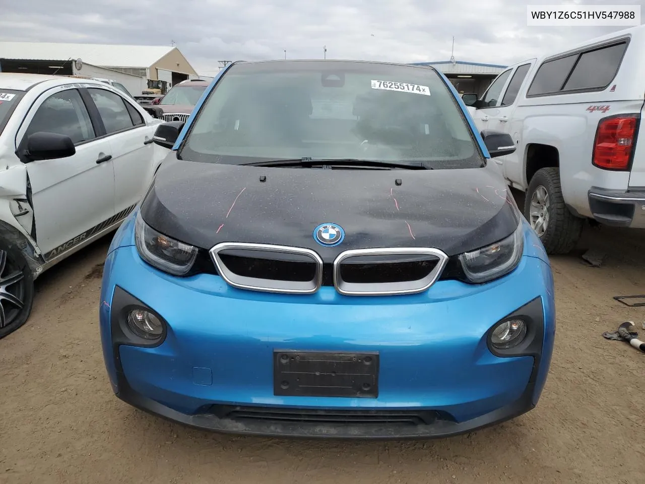 2017 BMW I3 Bev VIN: WBY1Z6C51HV547988 Lot: 76255174