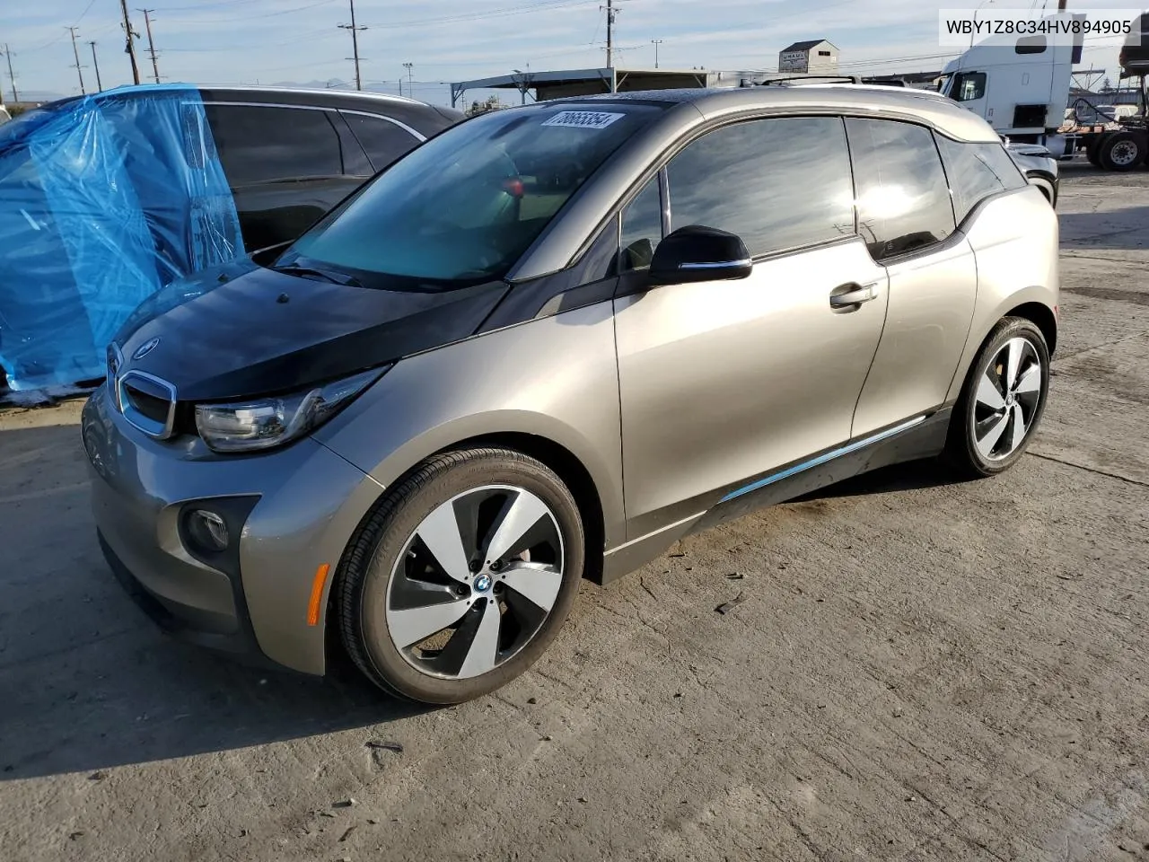 2017 BMW I3 Rex VIN: WBY1Z8C34HV894905 Lot: 78665354