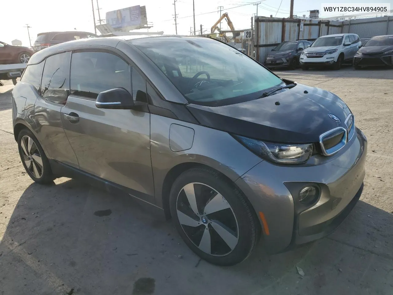 2017 BMW I3 Rex VIN: WBY1Z8C34HV894905 Lot: 78665354