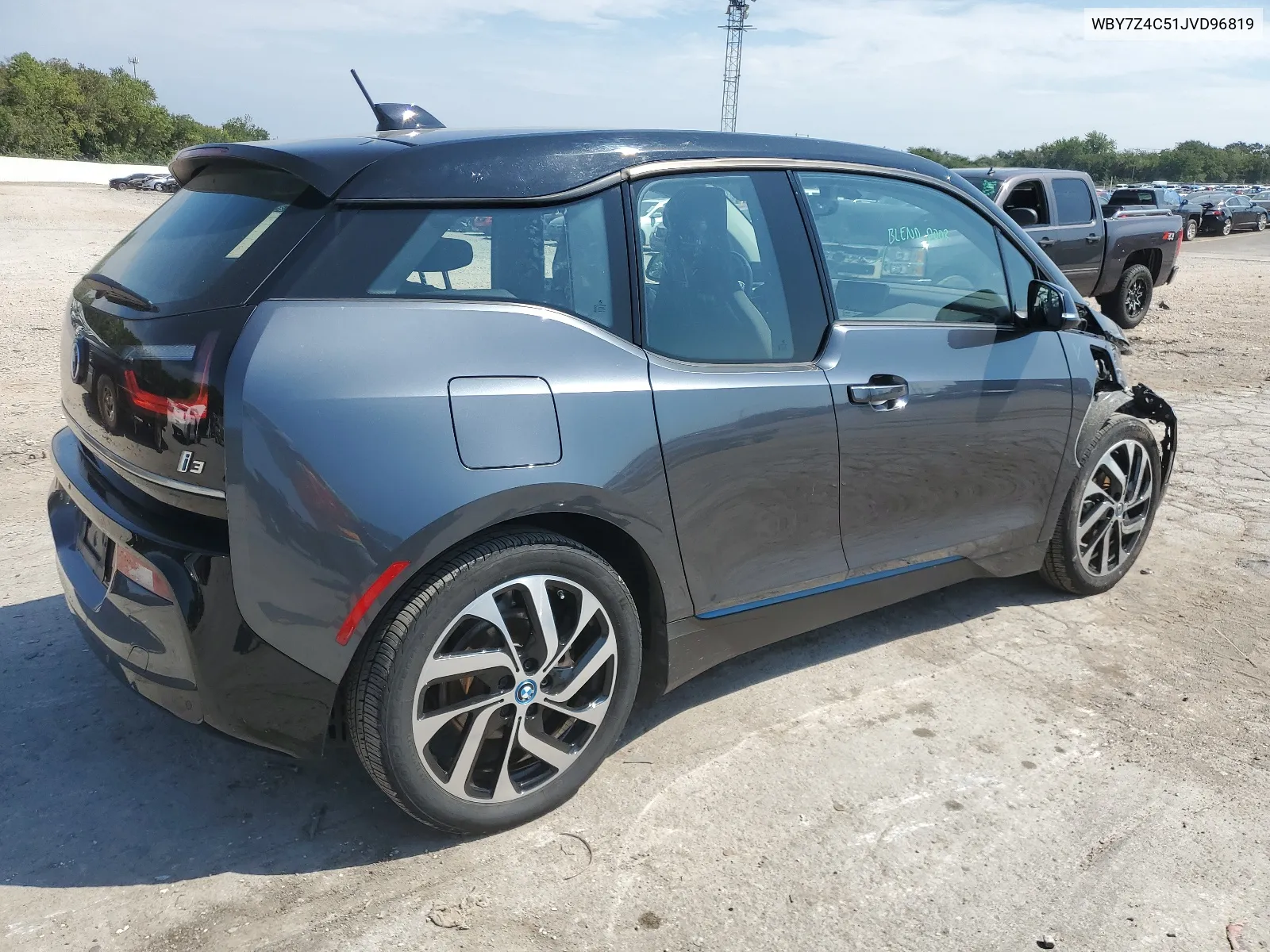 2018 BMW I3 Rex VIN: WBY7Z4C51JVD96819 Lot: 67748564