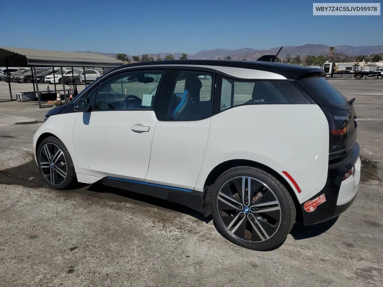 2018 BMW I3 Rex VIN: WBY7Z4C55JVD95978 Lot: 74963394