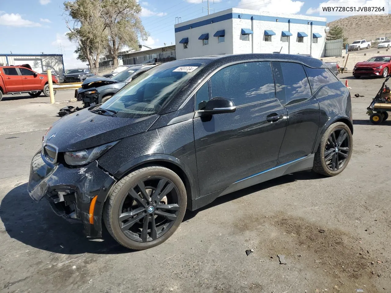 2018 BMW I3 S Rex VIN: WBY7Z8C51JVB87264 Lot: 75931704