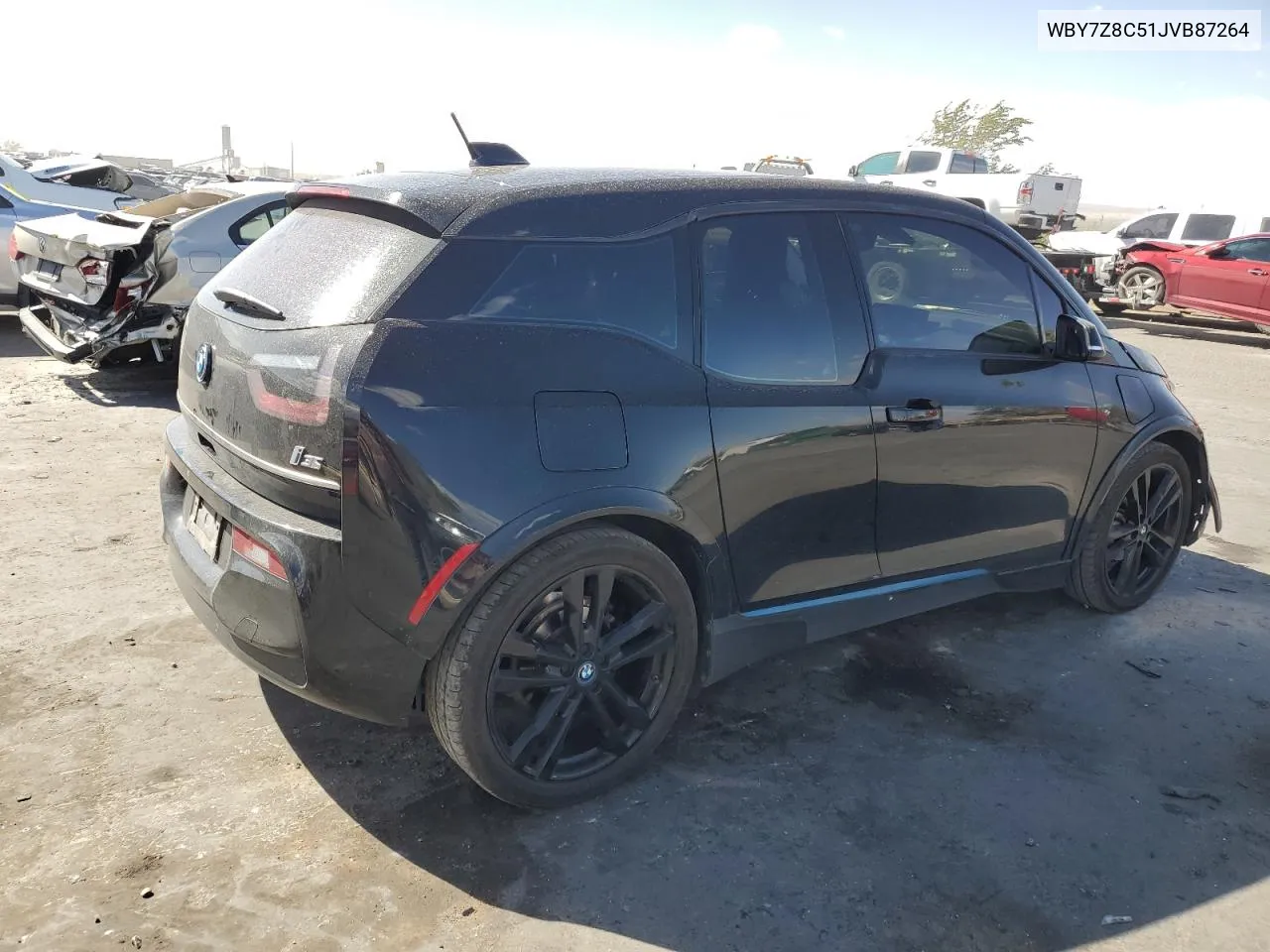 2018 BMW I3 S Rex VIN: WBY7Z8C51JVB87264 Lot: 75931704