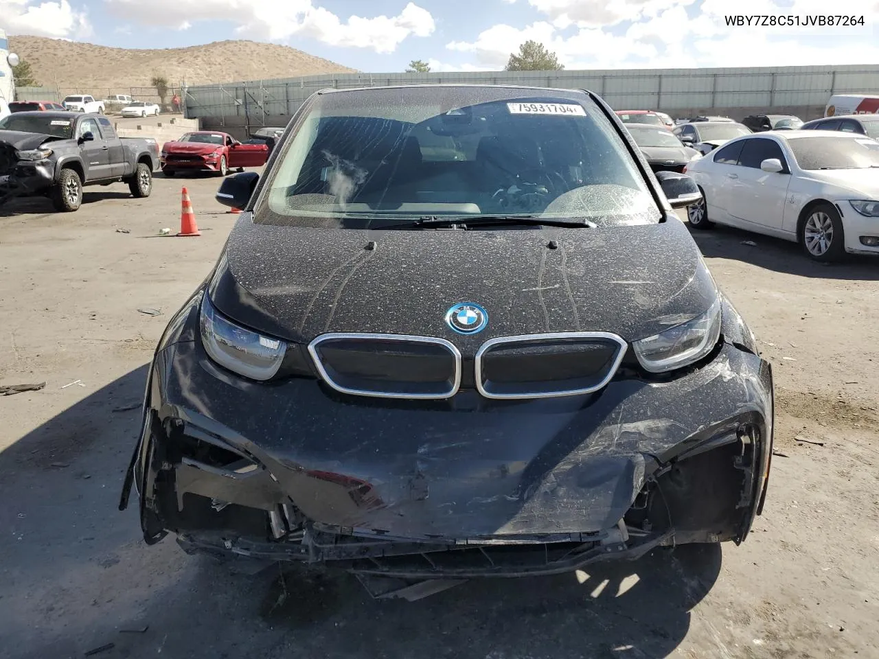 2018 BMW I3 S Rex VIN: WBY7Z8C51JVB87264 Lot: 75931704