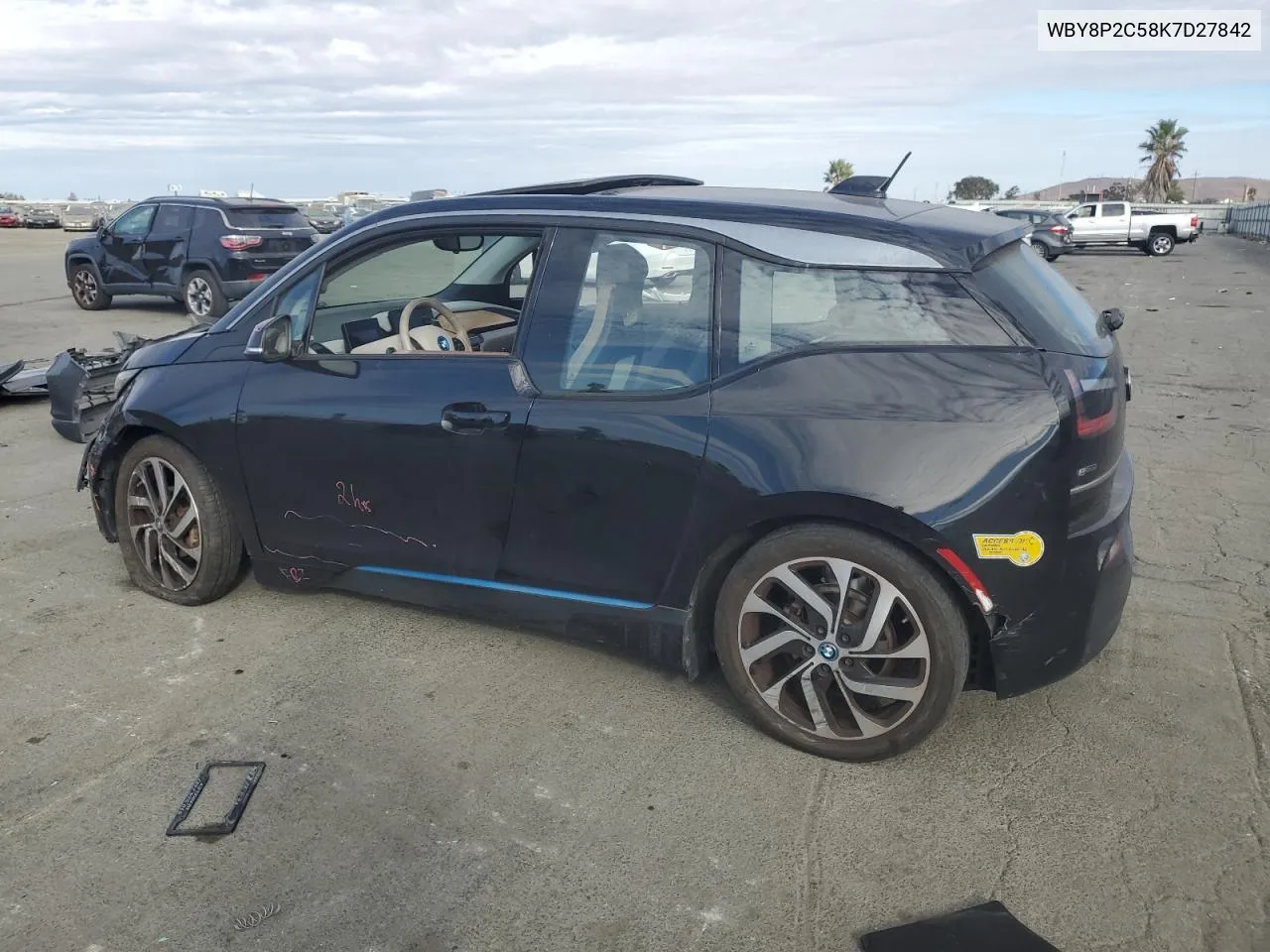 2019 BMW I3 Bev VIN: WBY8P2C58K7D27842 Lot: 78748374