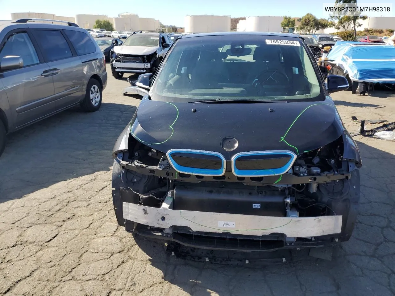 2021 BMW I3 Bev VIN: WBY8P2C01M7H98318 Lot: 76525254