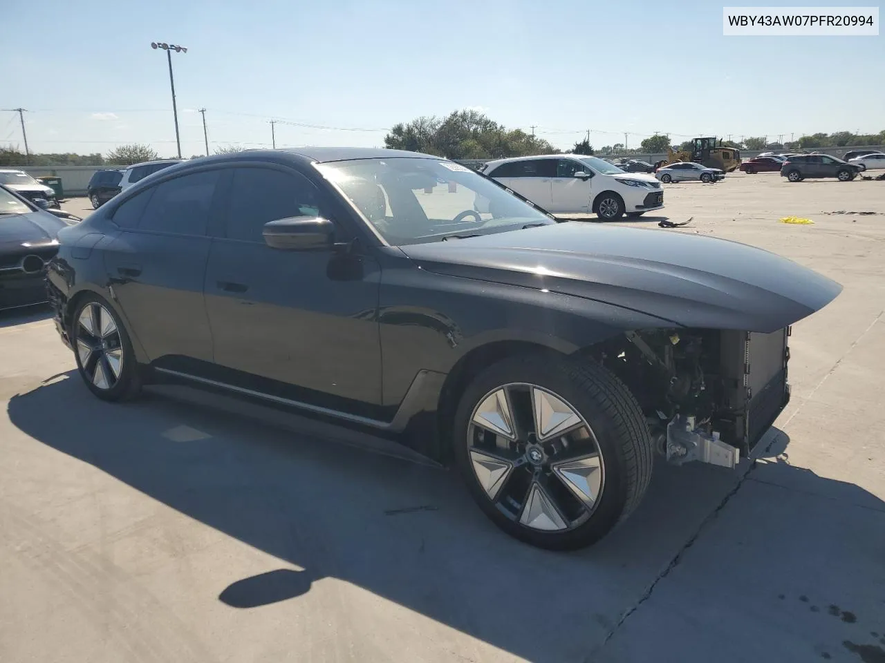 2023 BMW I4 Edrive 35 VIN: WBY43AW07PFR20994 Lot: 72568244