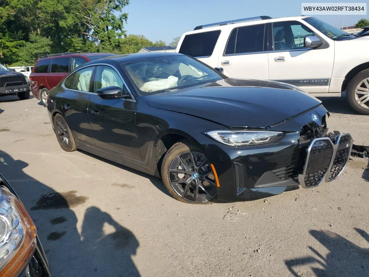 2024 BMW I4 Edrive 35 VIN: WBY43AW02RFT38434 Lot: 68889764