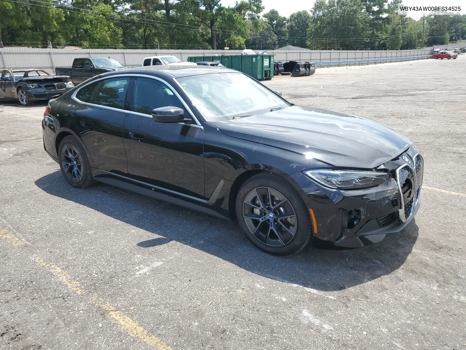 2024 BMW I4 Edrive 35 VIN: WBY43AW00RFS34525 Lot: 69181264