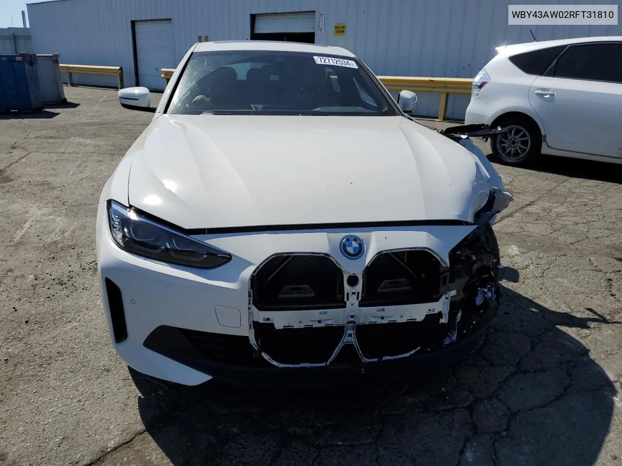 2024 BMW I4 Edrive 35 VIN: WBY43AW02RFT31810 Lot: 72712534