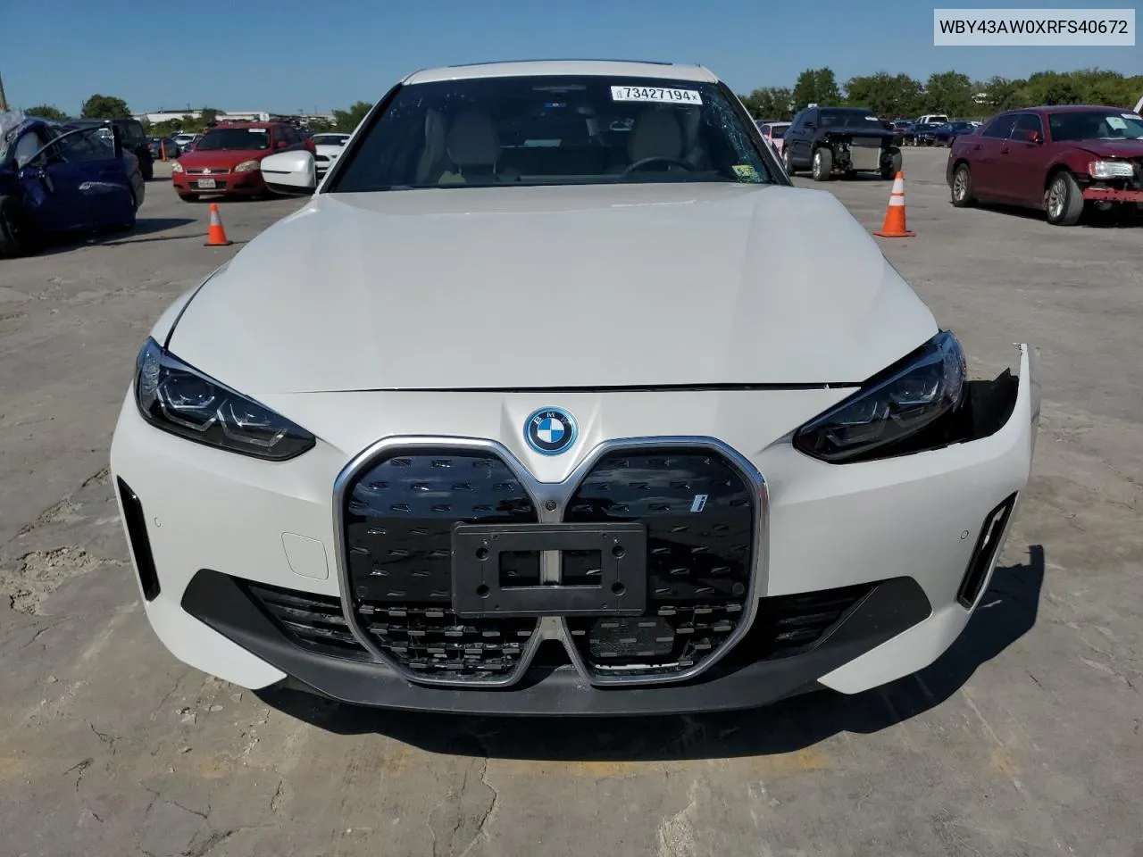 2024 BMW I4 Edrive 35 VIN: WBY43AW0XRFS40672 Lot: 73427194