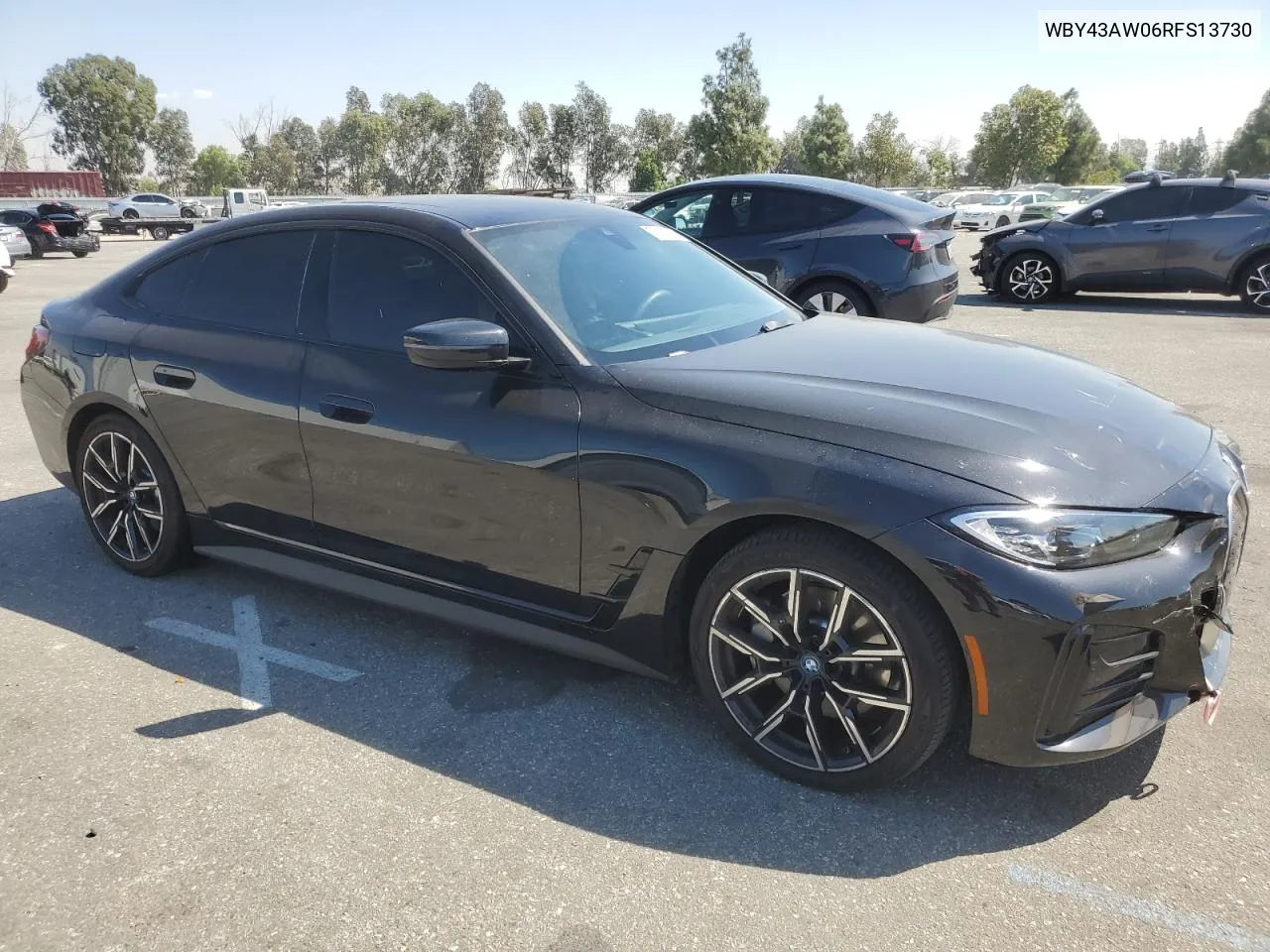 2024 BMW I4 Edrive 35 VIN: WBY43AW06RFS13730 Lot: 73611384