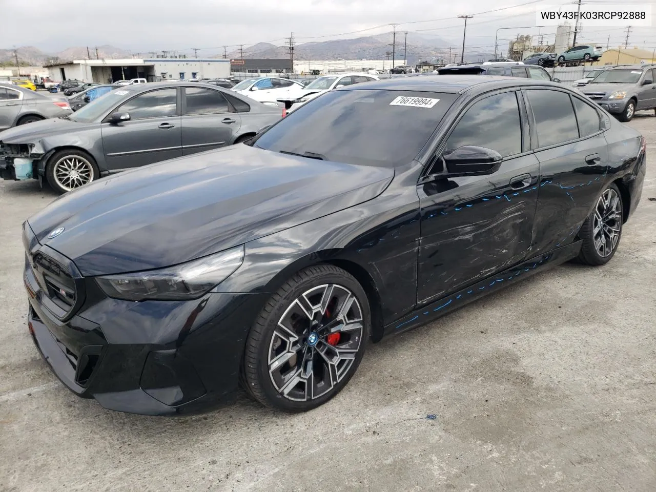 2024 BMW I5 M60 VIN: WBY43FK03RCP92888 Lot: 76619994