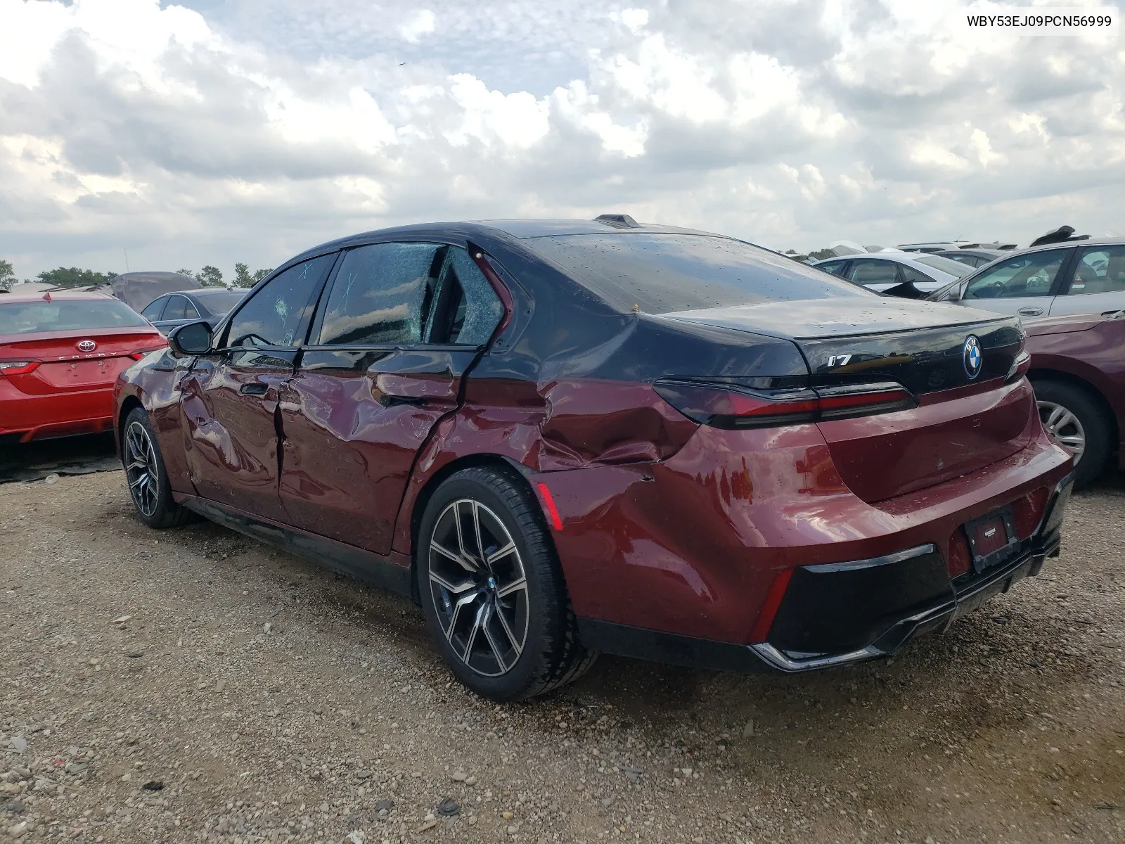 2023 BMW I7 xDrive60 VIN: WBY53EJ09PCN56999 Lot: 65484544