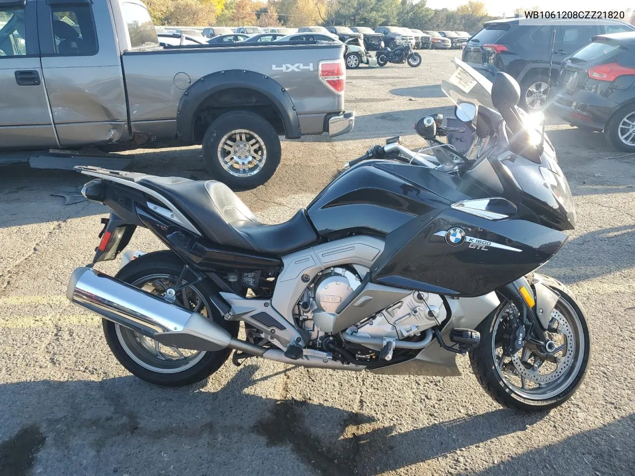 2012 BMW K1600 Gtl VIN: WB1061208CZZ21820 Lot: 77080804