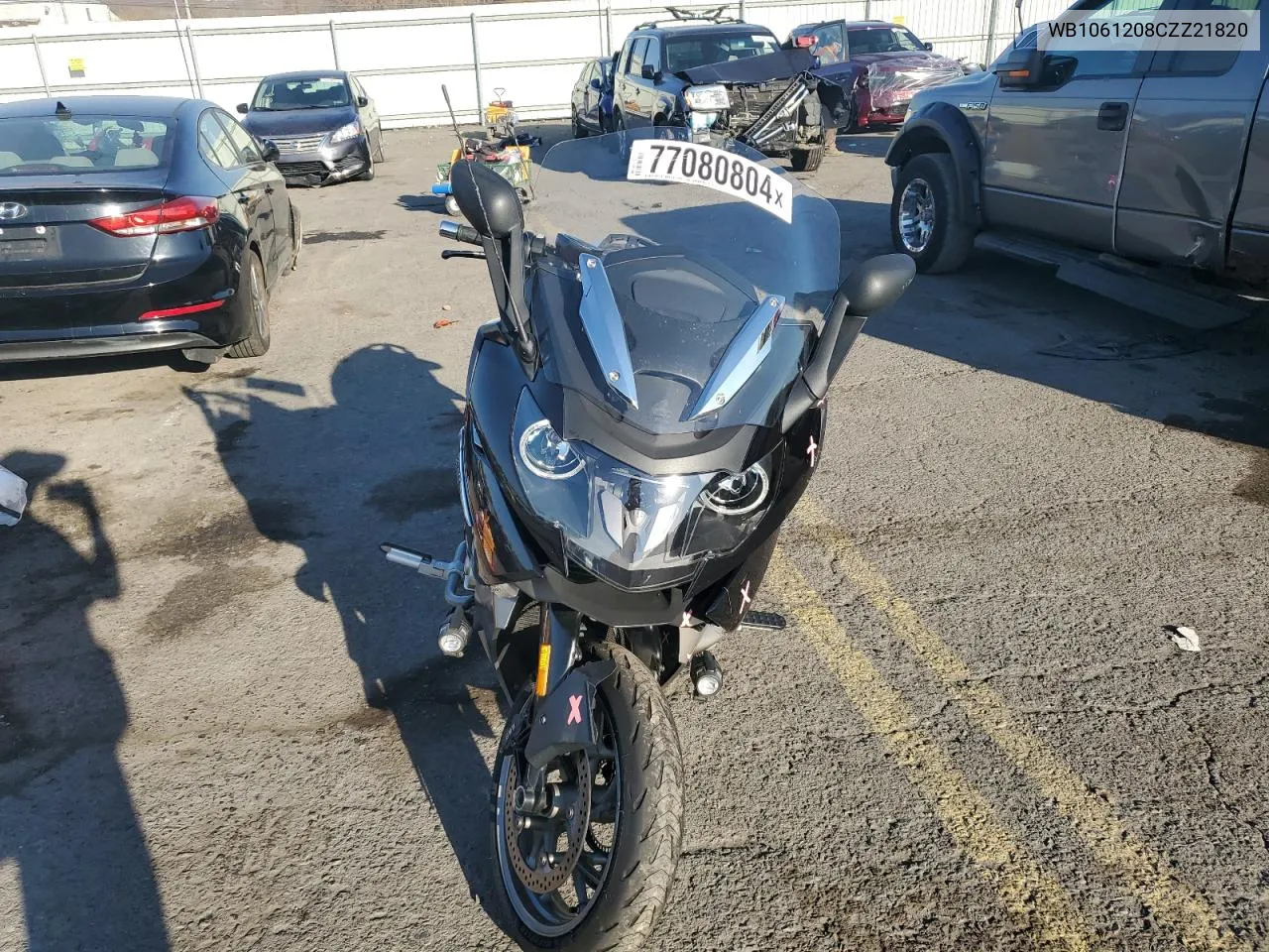 2012 BMW K1600 Gtl VIN: WB1061208CZZ21820 Lot: 77080804