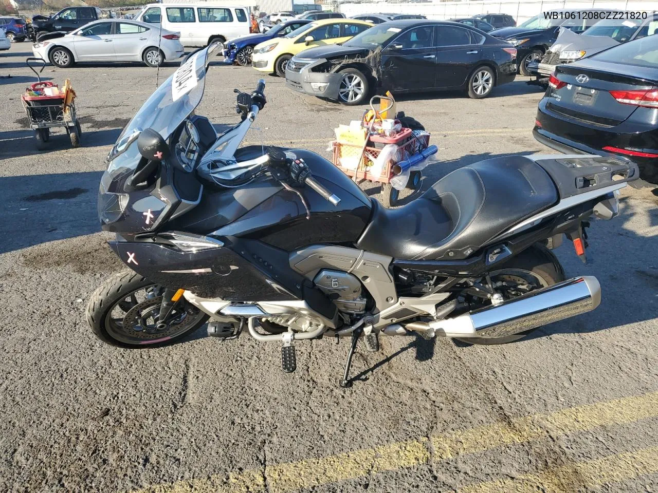 2012 BMW K1600 Gtl VIN: WB1061208CZZ21820 Lot: 77080804