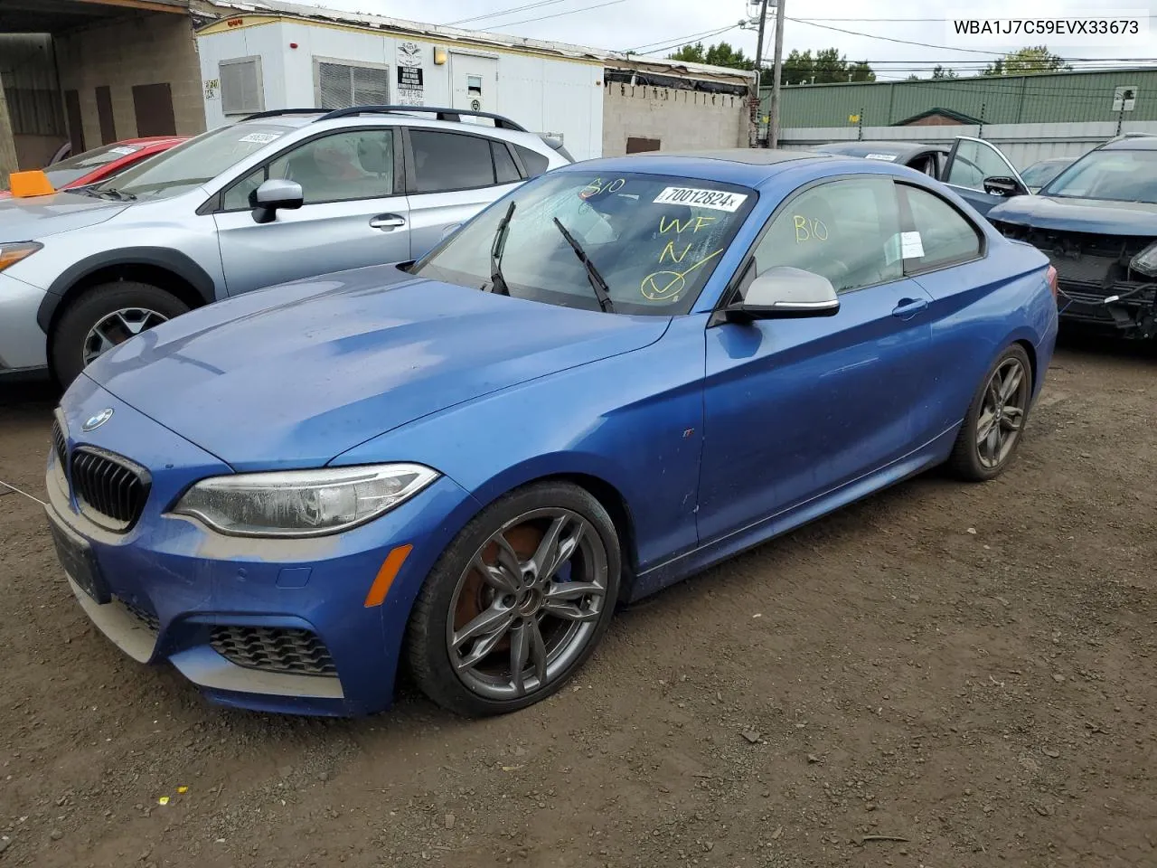 WBA1J7C59EVX33673 2014 BMW M235I