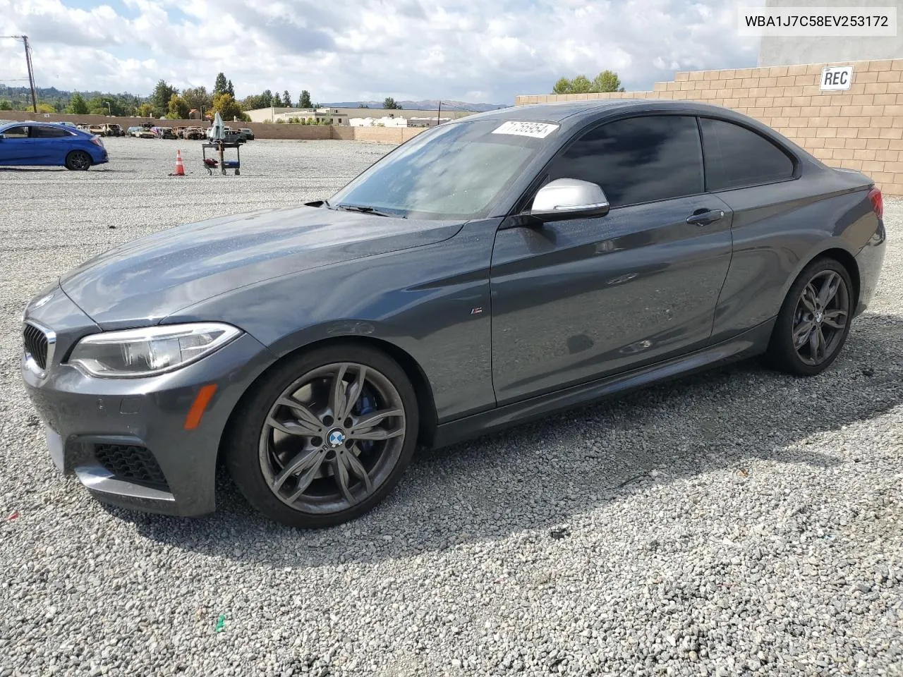 2014 BMW M235I VIN: WBA1J7C58EV253172 Lot: 71755954