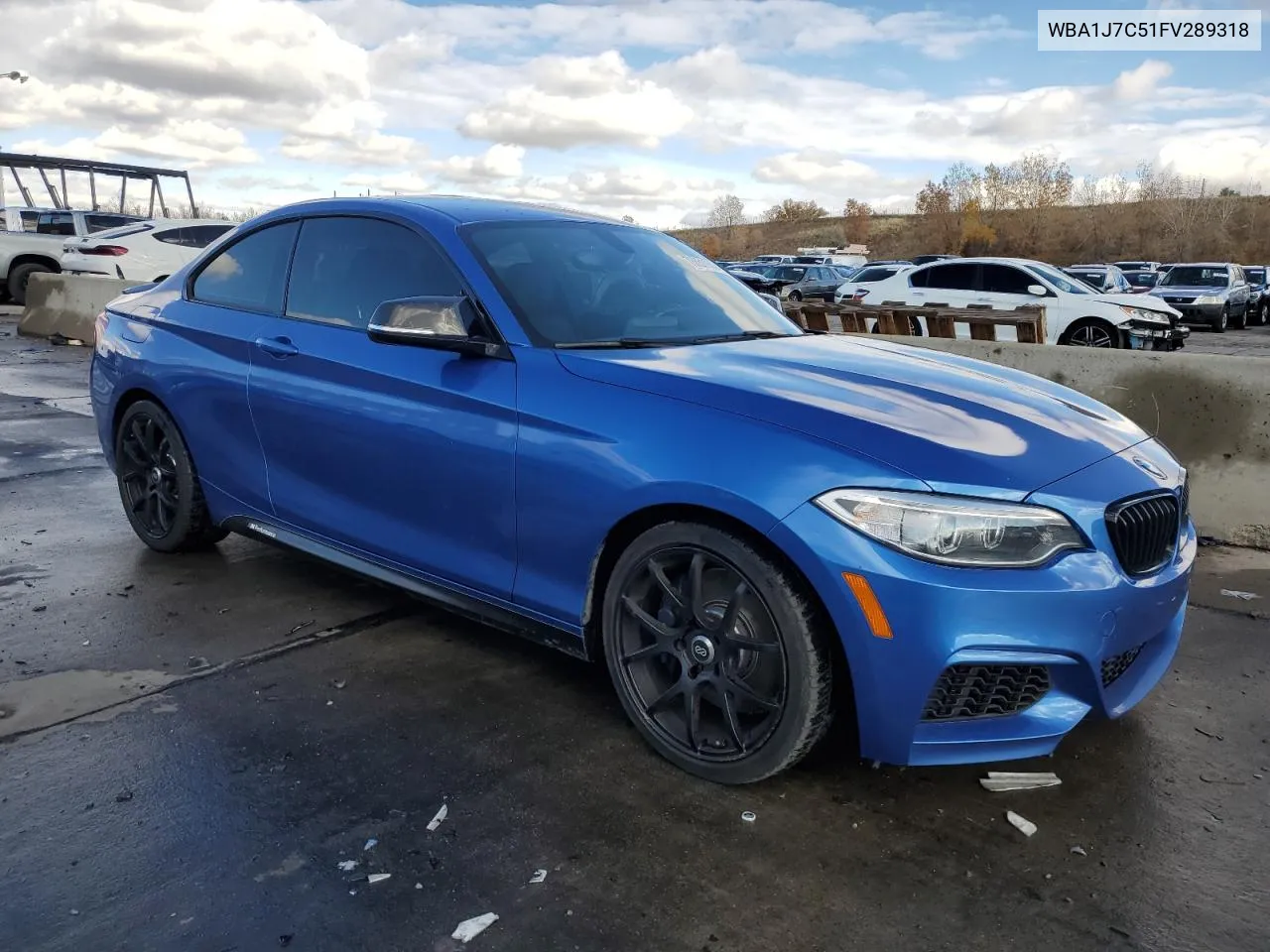 2015 BMW M235I VIN: WBA1J7C51FV289318 Lot: 78651184