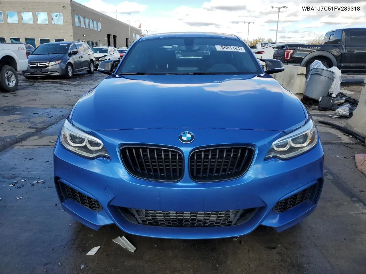 2015 BMW M235I VIN: WBA1J7C51FV289318 Lot: 78651184