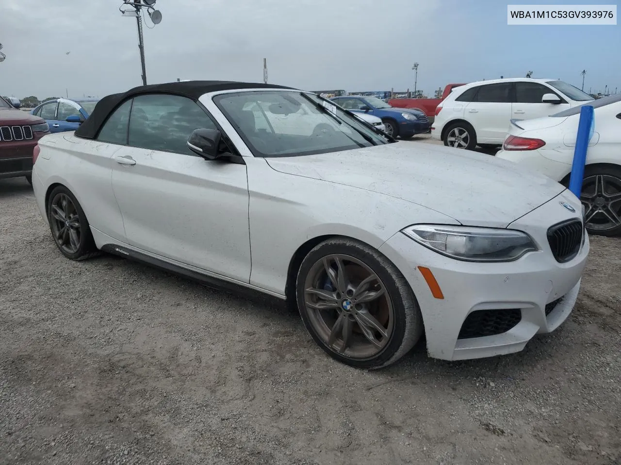 2016 BMW M235I VIN: WBA1M1C53GV393976 Lot: 74225284