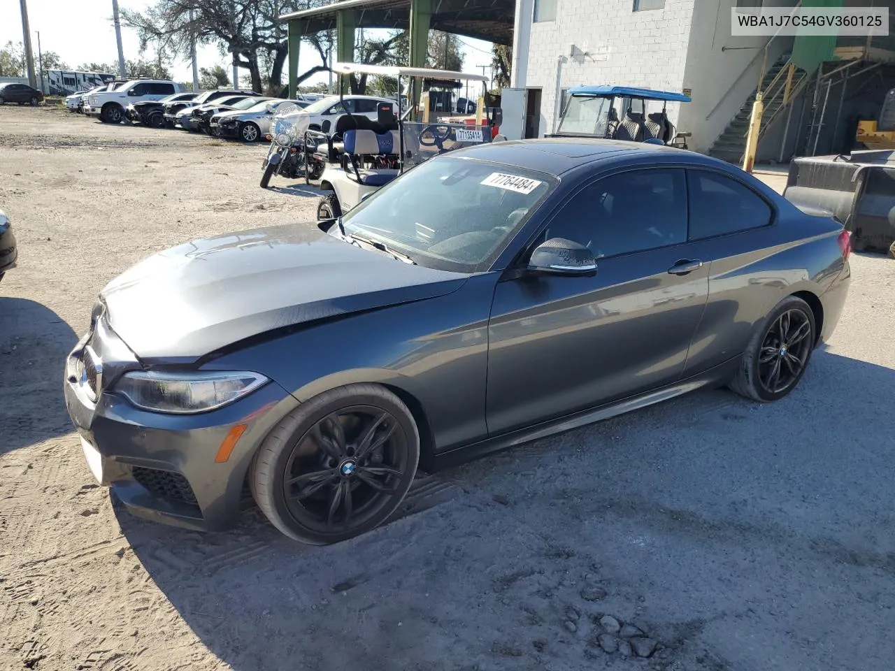 2016 BMW M235I VIN: WBA1J7C54GV360125 Lot: 77764484