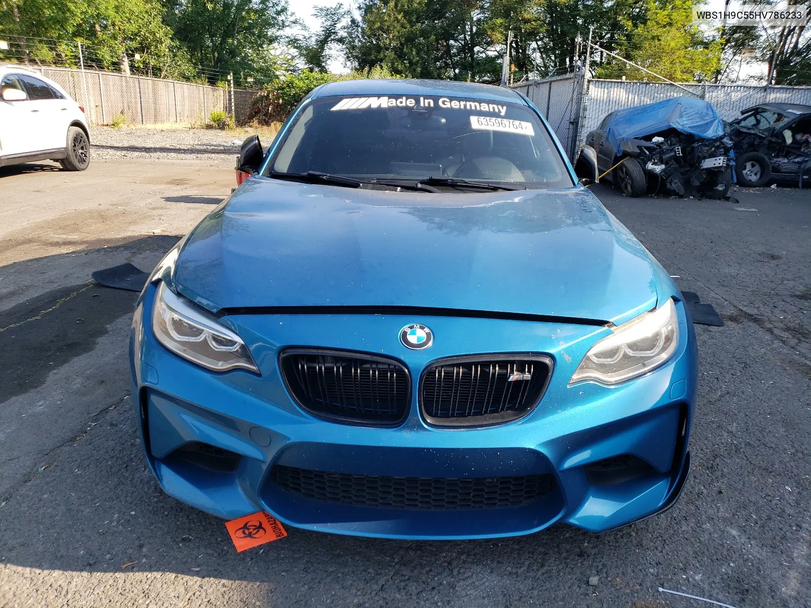 2017 BMW M2 VIN: WBS1H9C55HV786233 Lot: 63596764